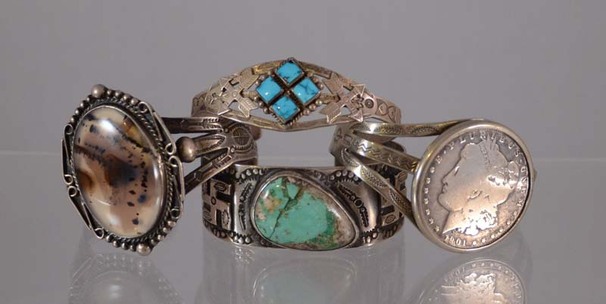 Fred Harvey Navajo Indian jewelry early antique old pawn