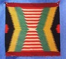 The materials of a Navajo rug or blanket - trade wool or hand-spun
