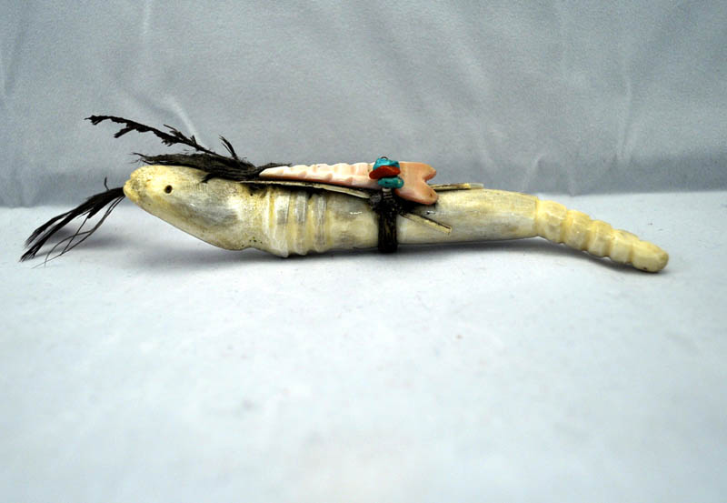 Zuni Pueblo fetish: avanyu (water snake)