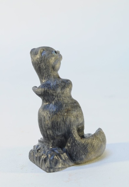 131002-17 Squirrel in Picasso Marble by G. Lasiloo